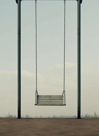 Outdoor swing at Riveria by V Stays for children and families