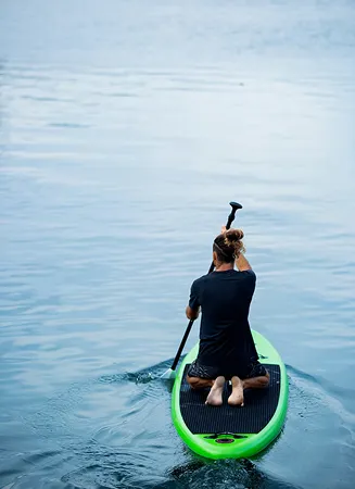 Standup paddle activity at Riveria by V Stays on the river