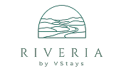 Riveria by V Stays logo - luxury riverside stay on Chaliyar River